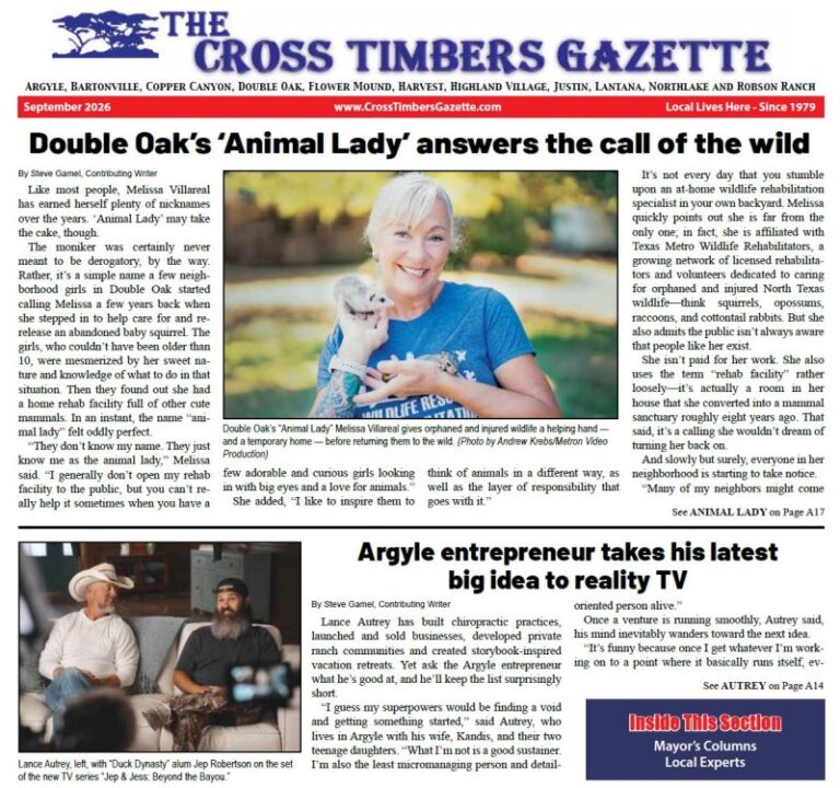 The Cross Timbers Gazette September 2026