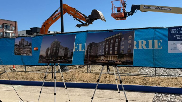 Roanoke breaks ground on convention center, Hilton hotel